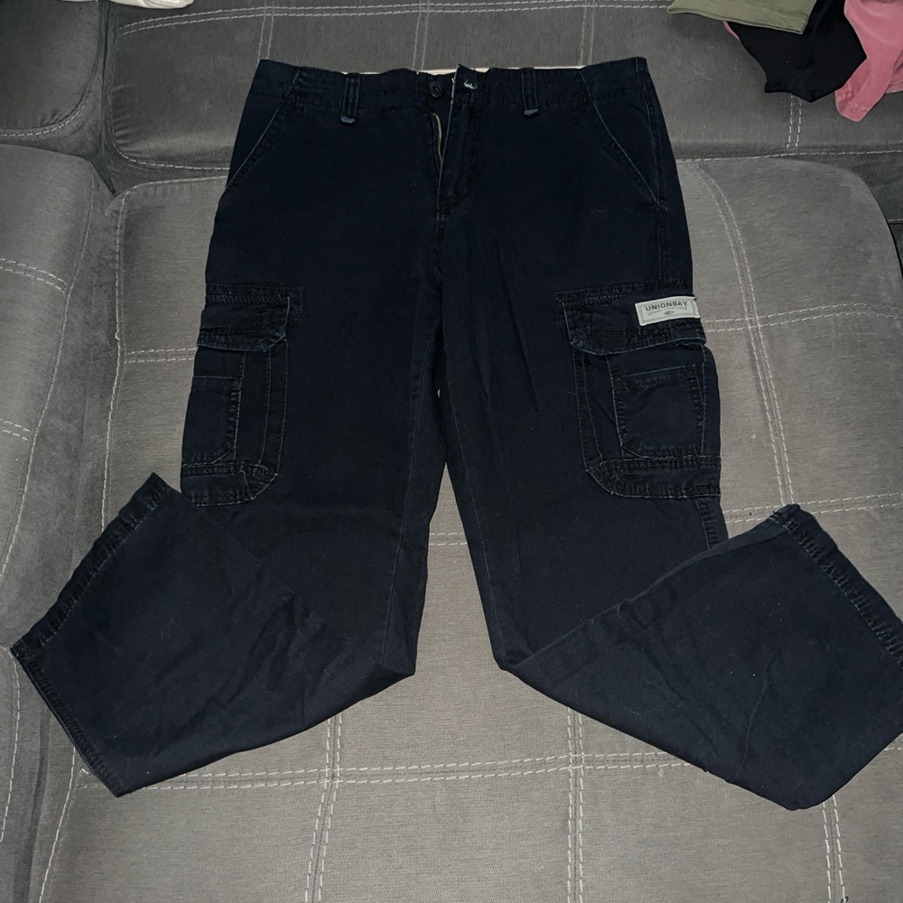 UNIONBAY Men's Dark Cargo Pants